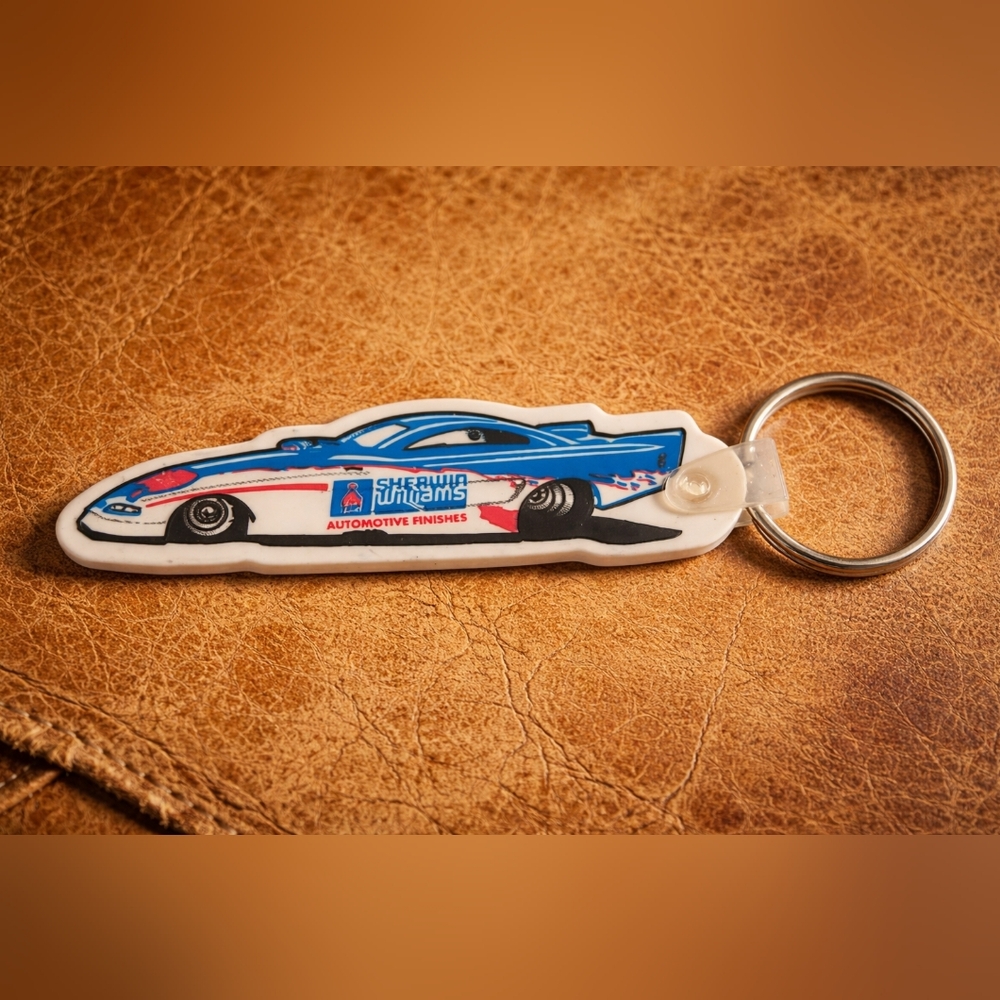 Sherwin Williams NHRA Funny Car Vintage 1990's Keyring